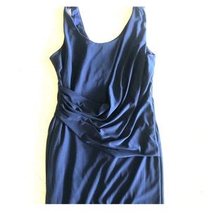 Un Deux Trois Navy Blue Bodycon Dress
